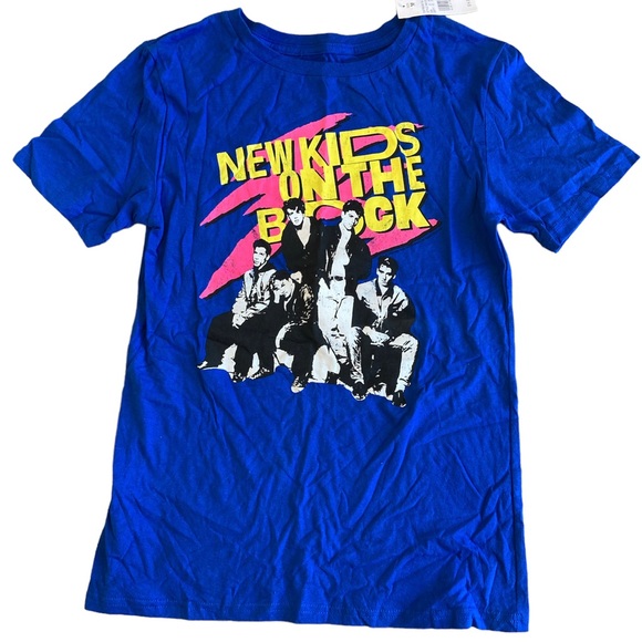 Tops Nwt New Kids On The Block Nkotb 9s Neon Y2k Pop Boy Band Tshirt